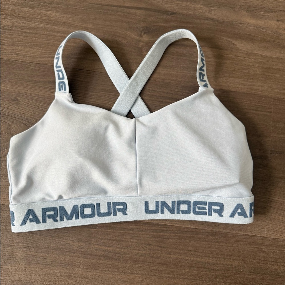 New LG Baby Blue Under Armour Sports Bra